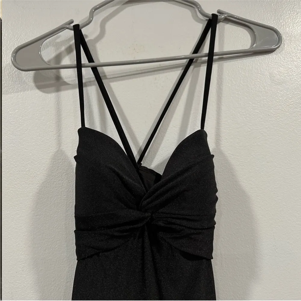 La Femme 31516 Twist Front Jersey Dress 2 - Image 8