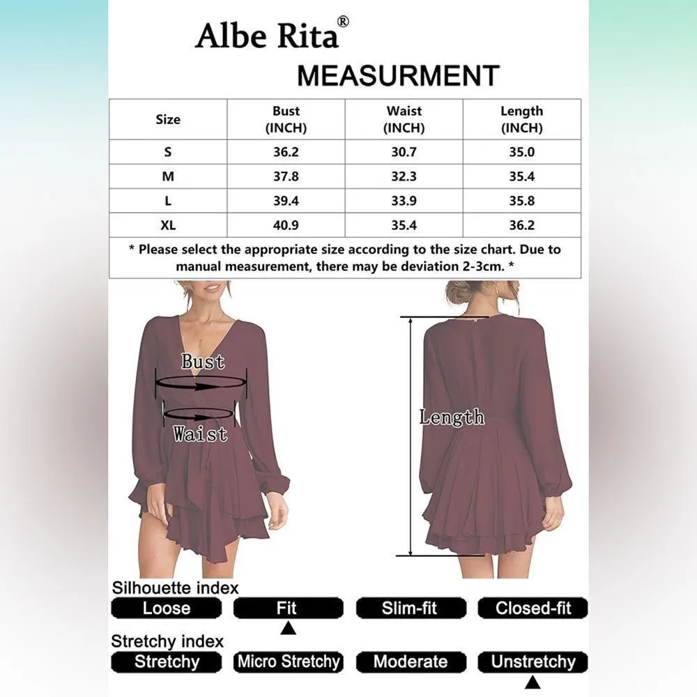 NEW Dress Deep V - Image 7