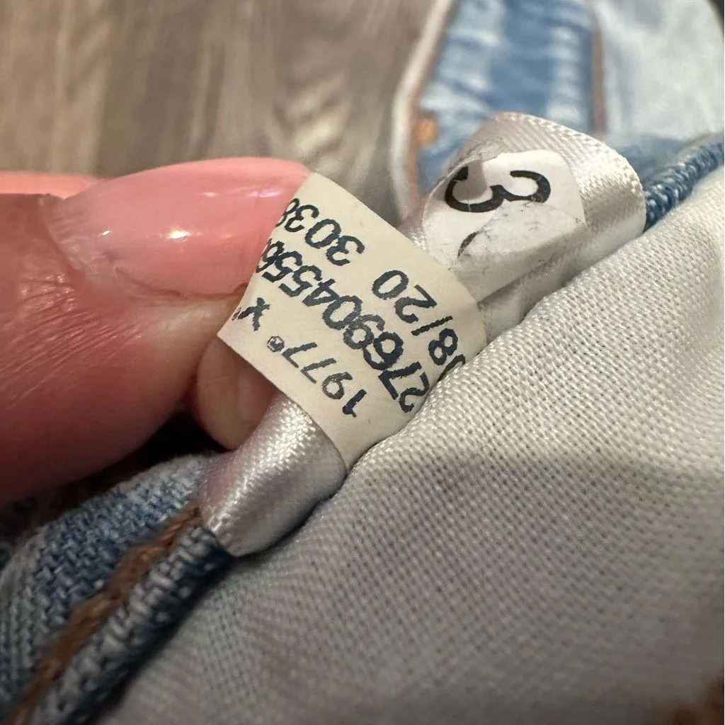 American Eagle Jeans Women 0 Mom Straight Jean High Rise Denim 90s Distressed - Image 12