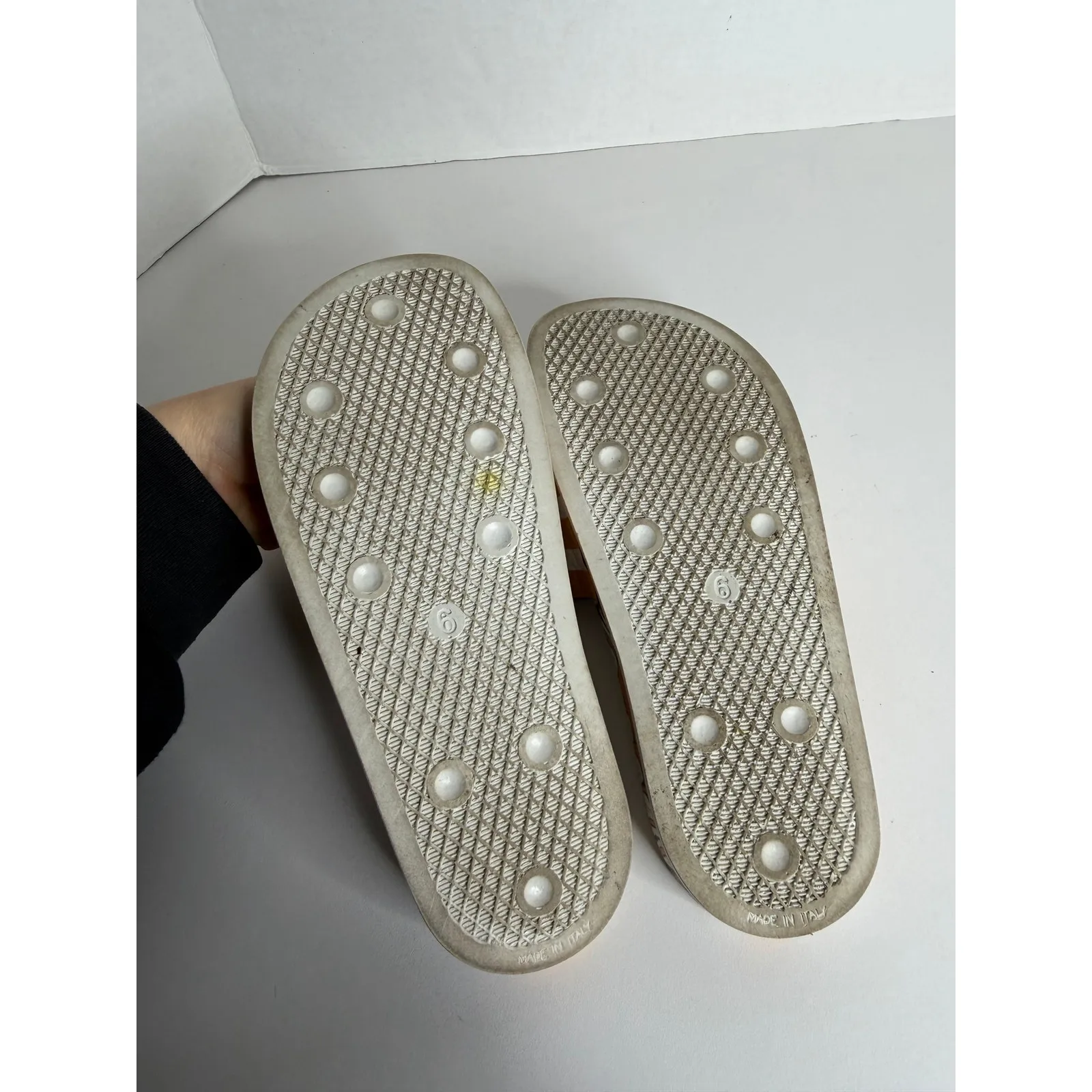 Adidas x Farm Rio Adilette Slides Women’s Size US 7 Golden Yellow - Image 6