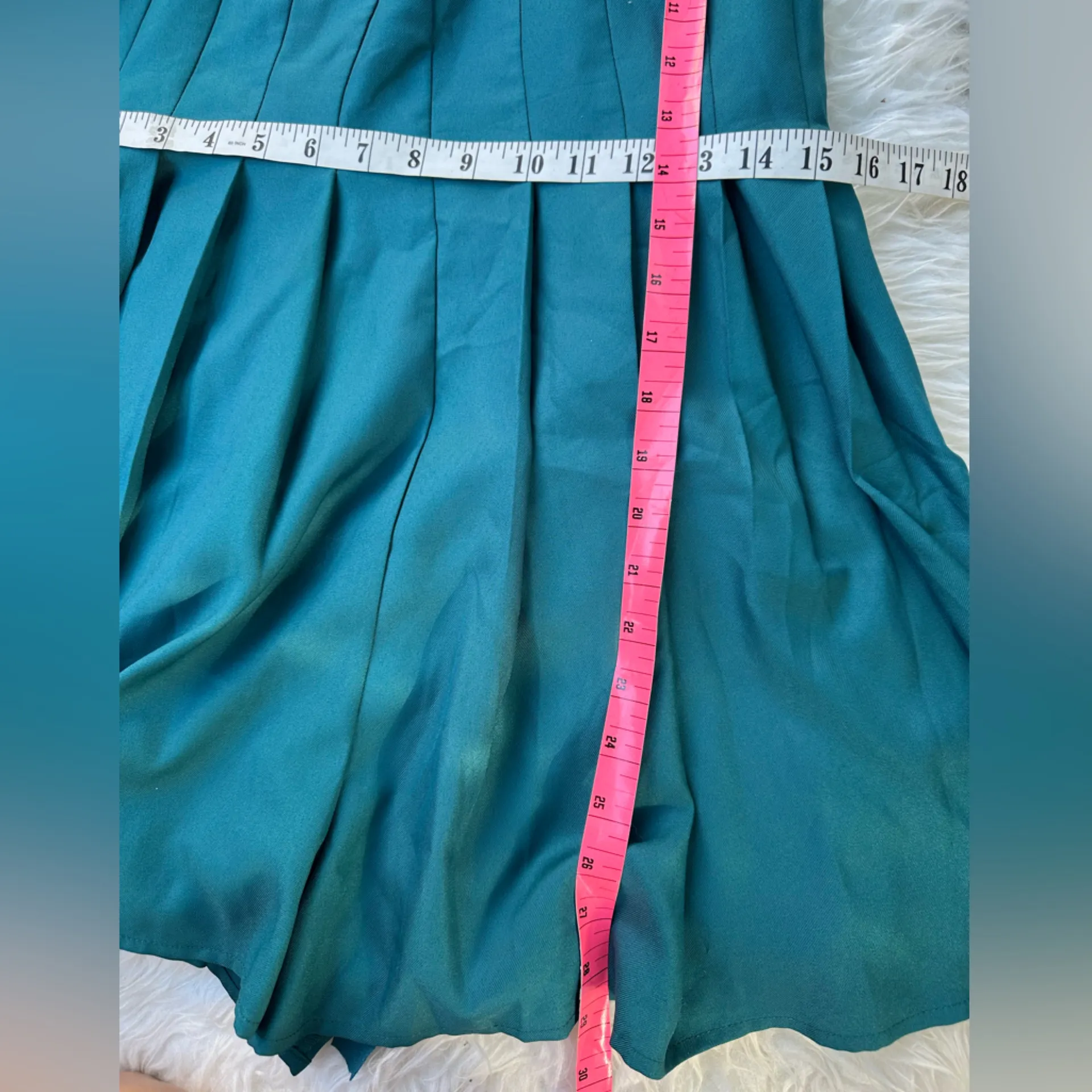 Lulus The Thought of You Teal Rompe Green Size M - Image 7