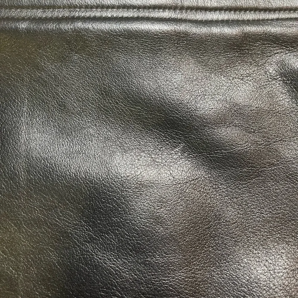 🐱THE LEATHER WORKS Black Leather Briefcase Bag - Image 6