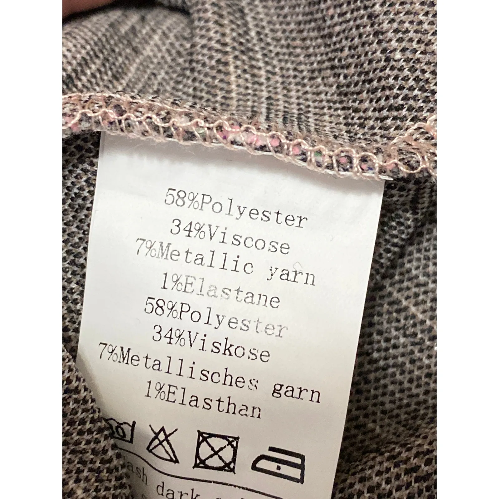 NEW Grace Karin Women's Pink Tweed Cap Sleeve Knee Length Pencil Sheath Dress S - Image 6