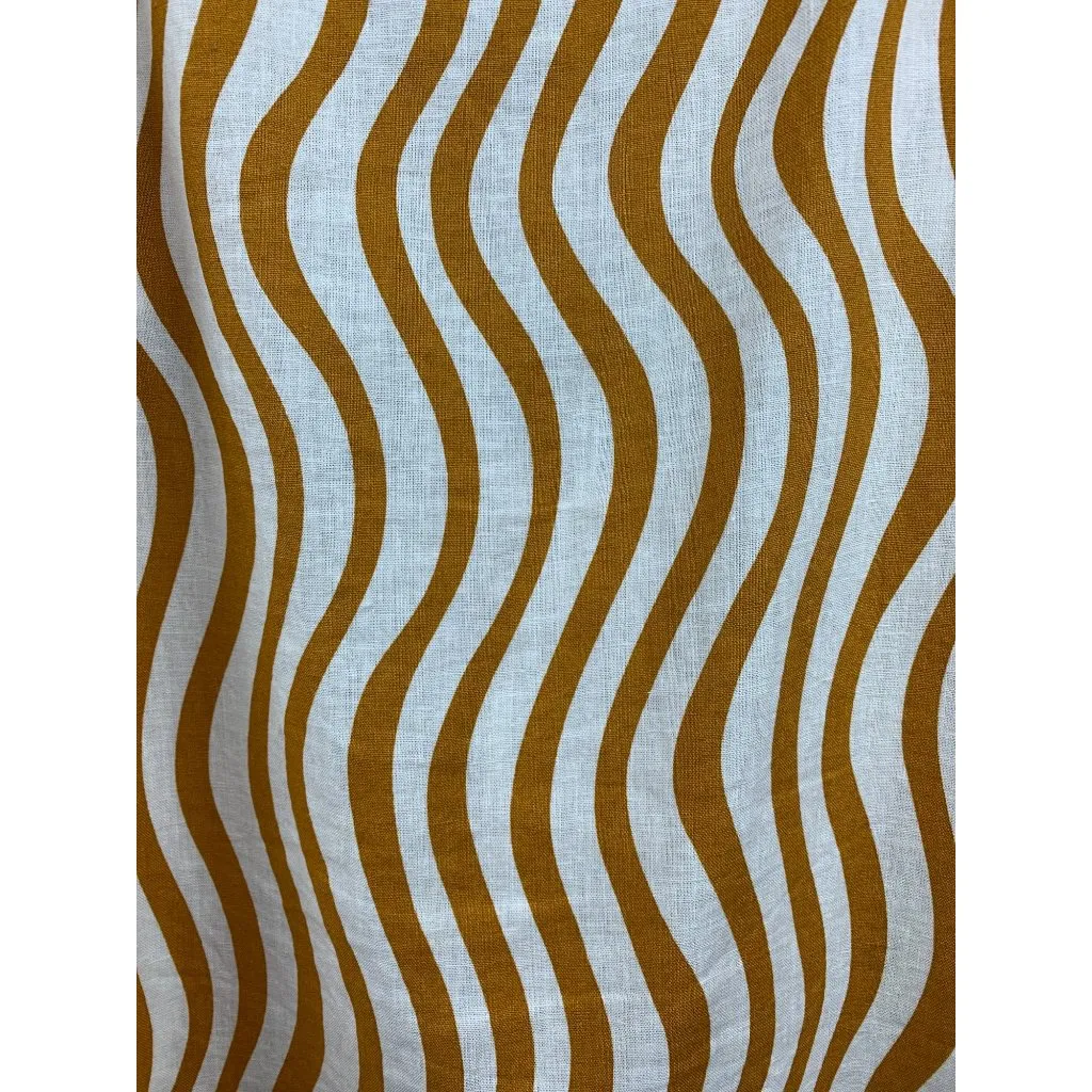 Womens Striped Sleeveless Midi Dress With Tie - Image 8