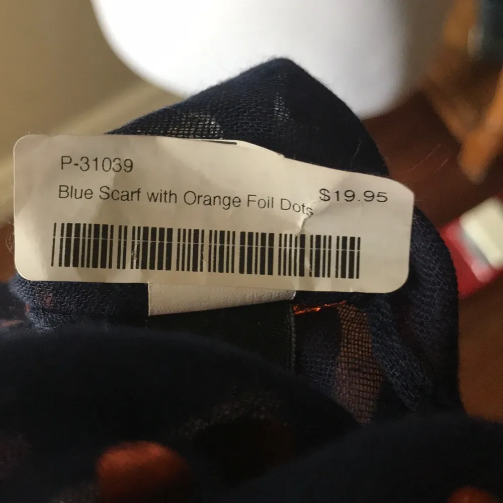 Beautiful Scarf Blue - Image 2