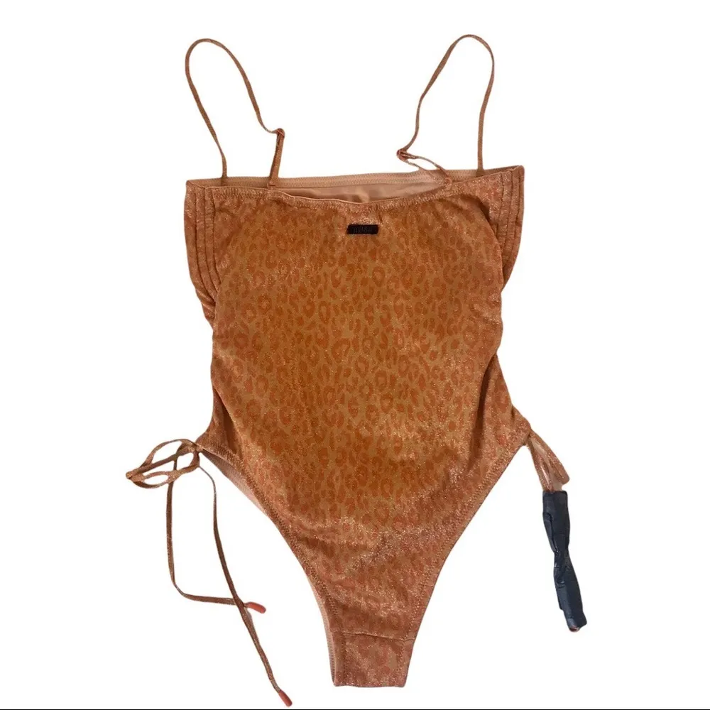 Leopard Sparkle One piece Swimwear NWT XS - Image 5