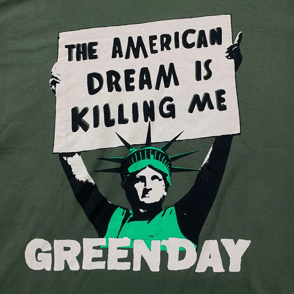 Green Day The American Dream is Killing Me Punk Rock Band Tee L - Image 2