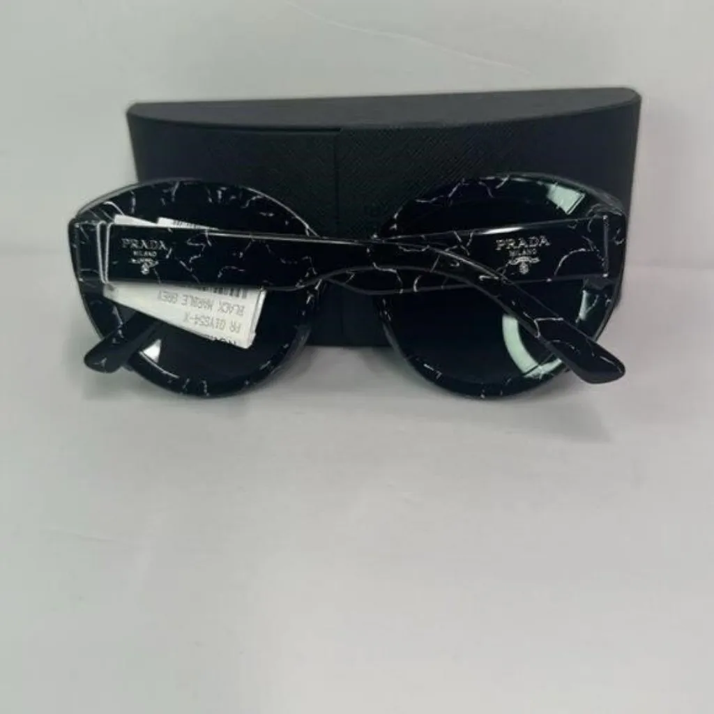 New Authentic- PRADA Dark Grey Cat Eye Ladies Sunglasses PR 01YS 09V5S0 54 - Image 6