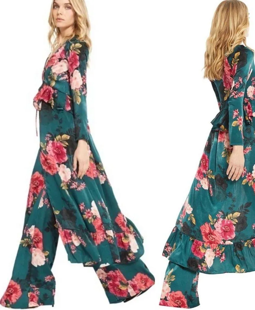 MISA LOS ANGELES FLORAL MORGAN ROBE - Image 8