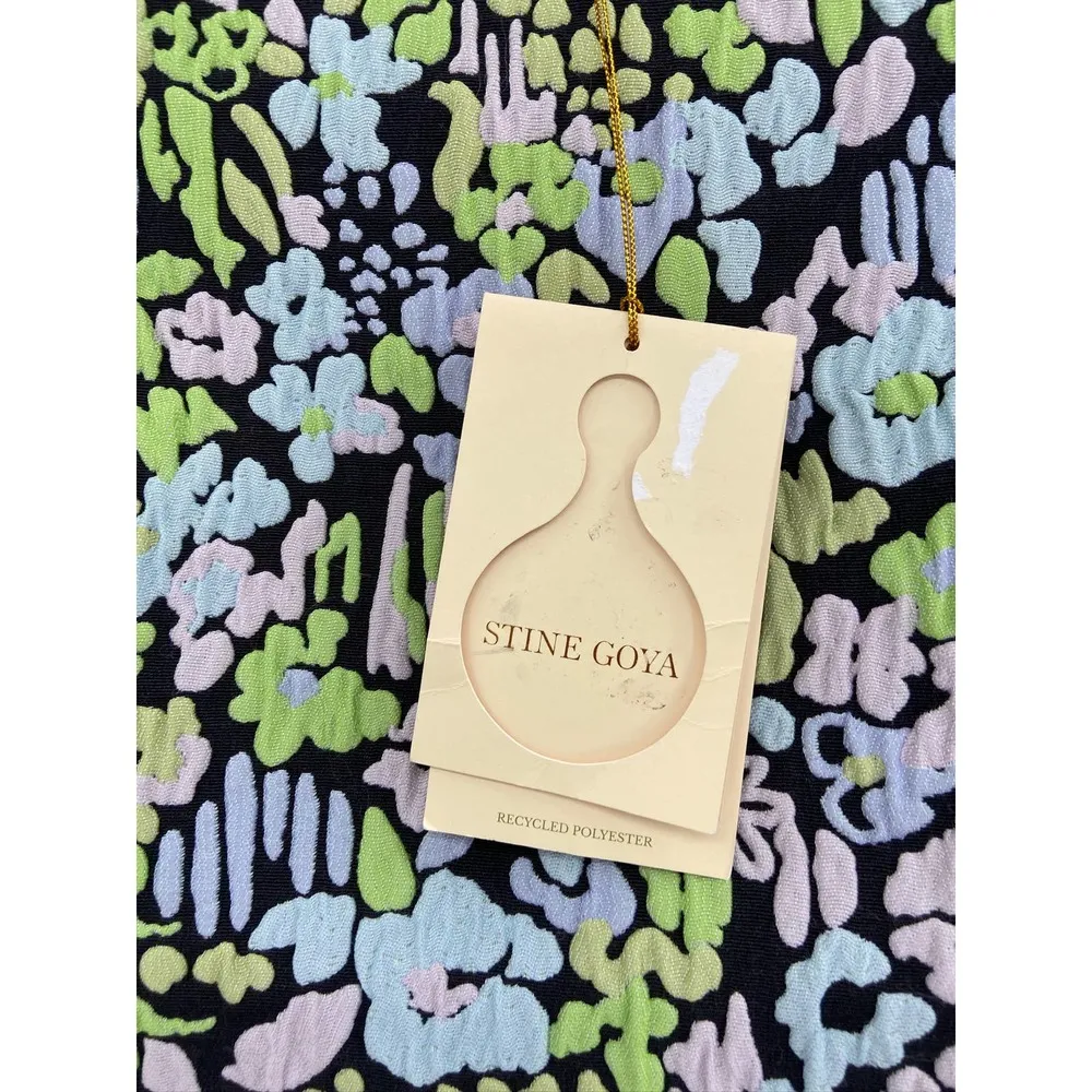 Stine Goya Lecce Abstract Jacquard Long Sleeve Mini Dress Size XS NWT - Image 75