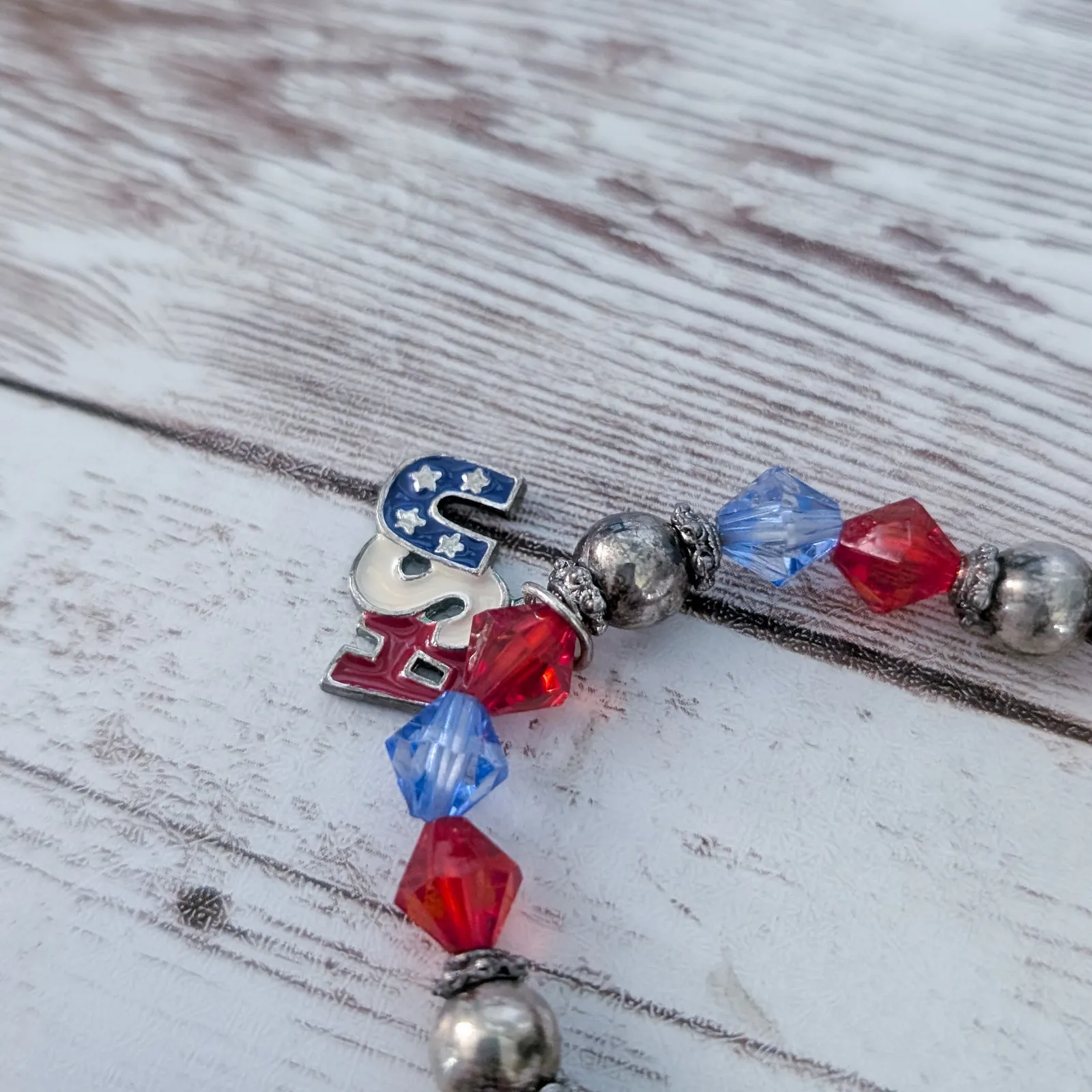 USA America Theme Stretch Bracelet - Image 6