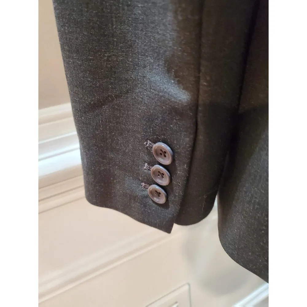 Body by Victoria Women Brown Polyester Single Breasted Long Sleeve Blazer 12 - Image 7