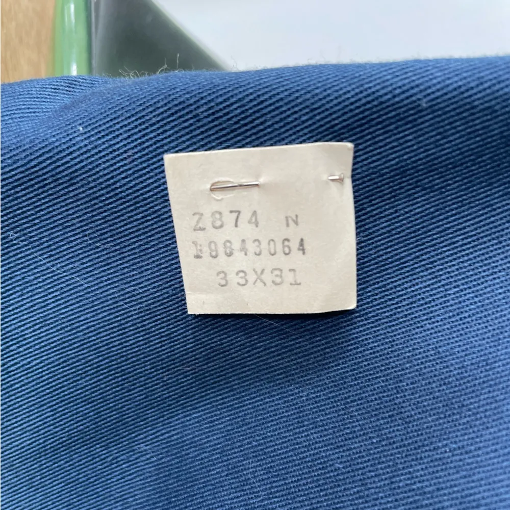 Vintage Dickies Navy Blue Deadstock Workwear Pants Men’s Sz 33 x 31 - Image 9