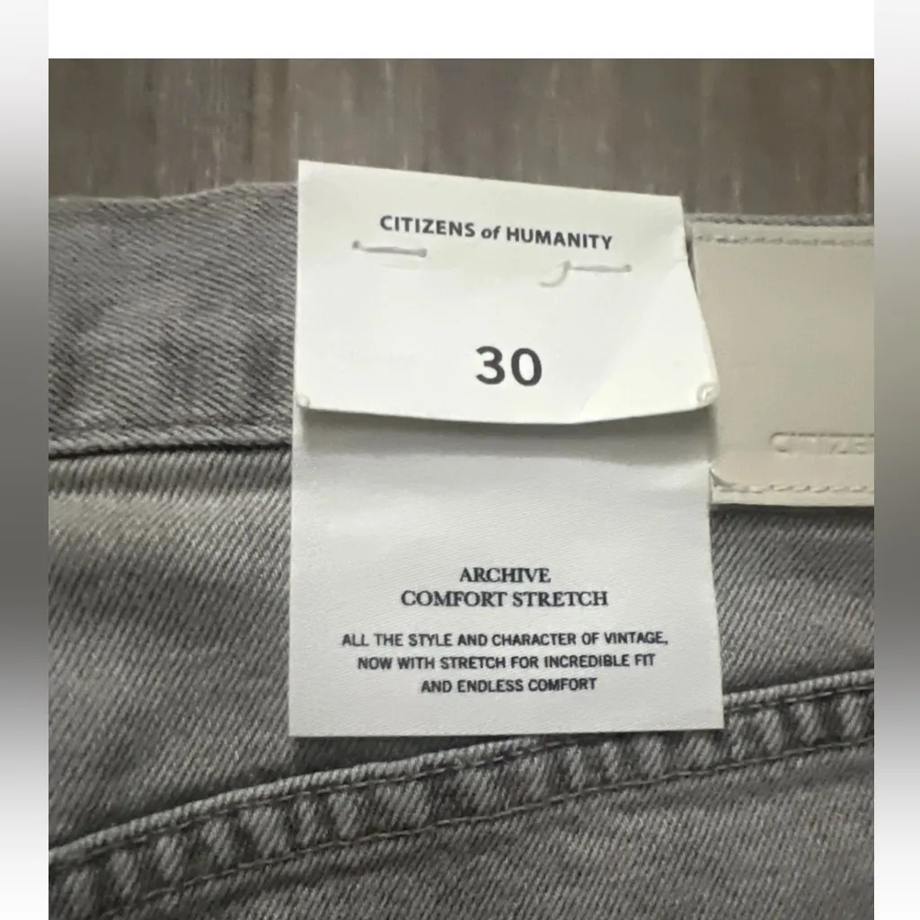 Citizens Of Humanity Charcoal Denim Skirt sz 30 - Image 5