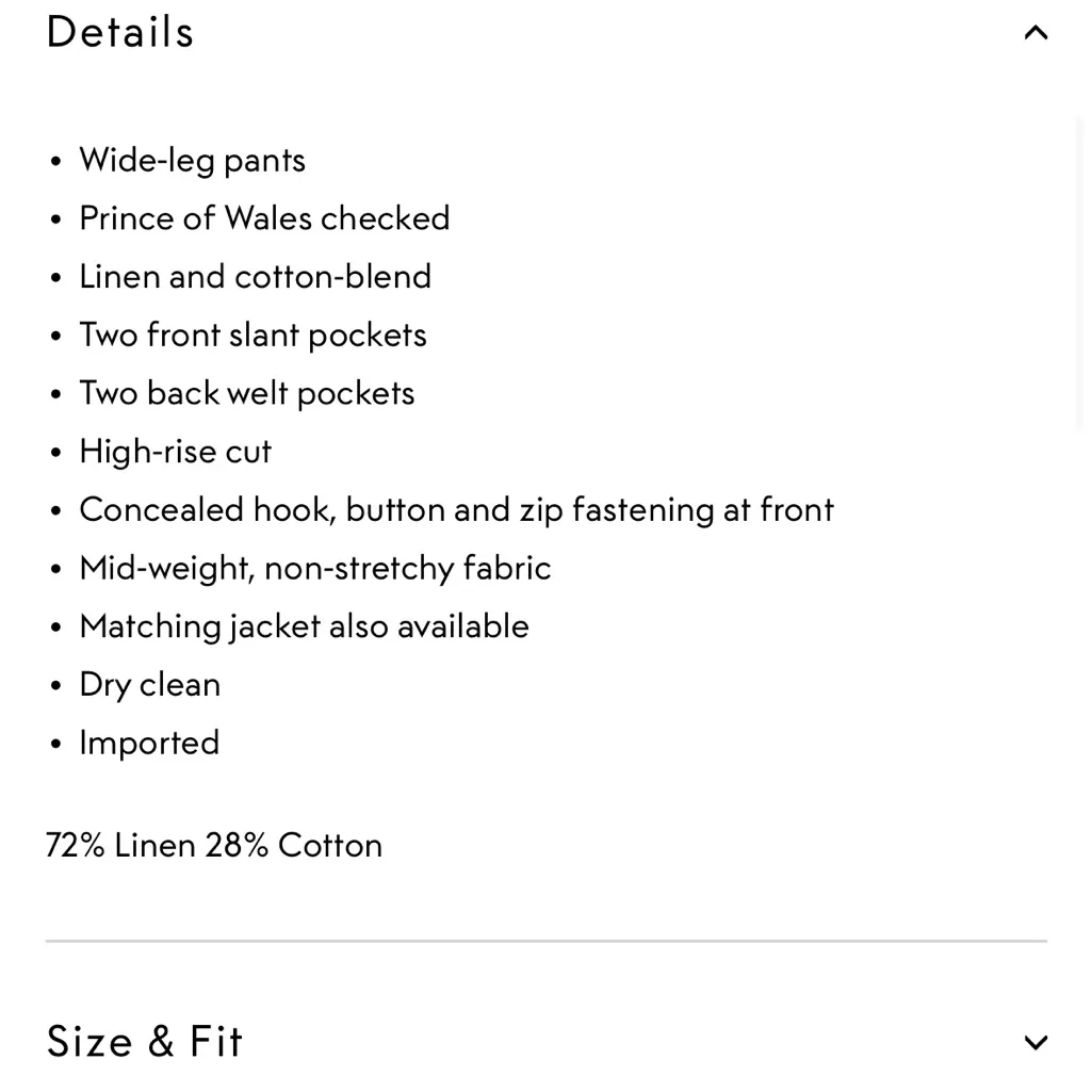 Veronica Beard Tonelli Prince of Wales Checked Linen & Cotton Wide-Leg Pant - Image 9