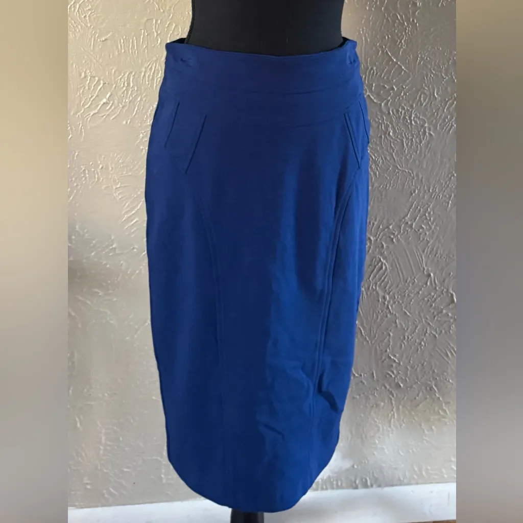 💙Eva Franco for Anthropologie Pencil Skirt 💙 Size 4 ~Royal Blue - Image 5