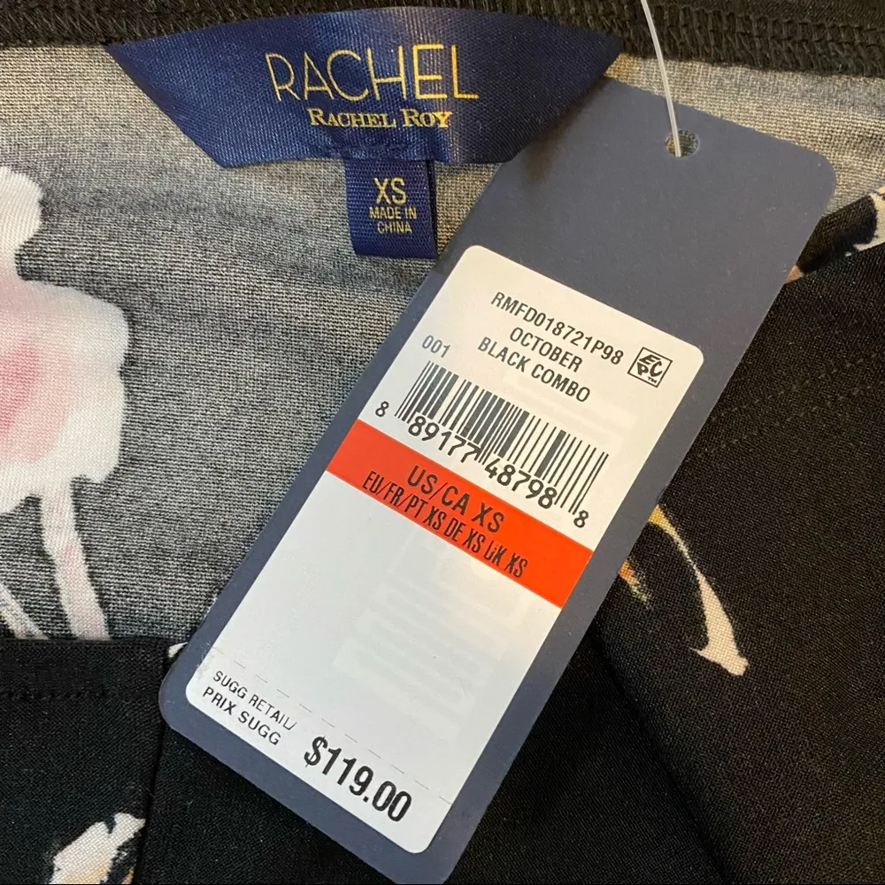 RACHEL Rachel Roy Stella Floral Midi Dress XS - Image 13