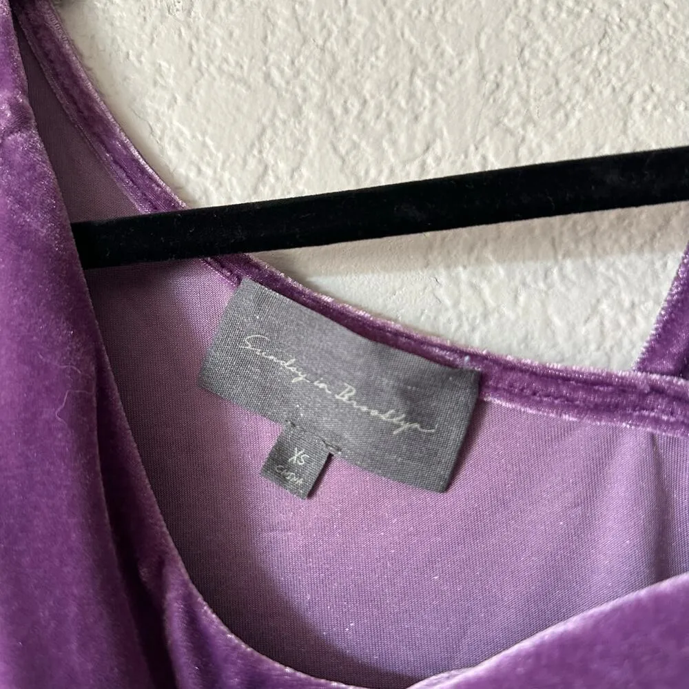 Sunday in Brooklyn Anthropologie Twist Top Purple Size XS - Image 4