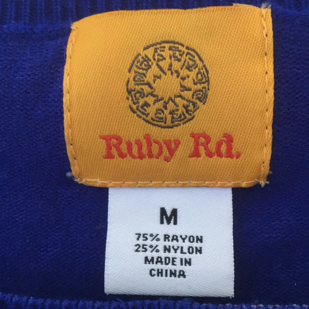 FINAL MARKDOWN Ladies’ Ruby Rd. Embellished Sweater (M) Blue Size M - Image 4
