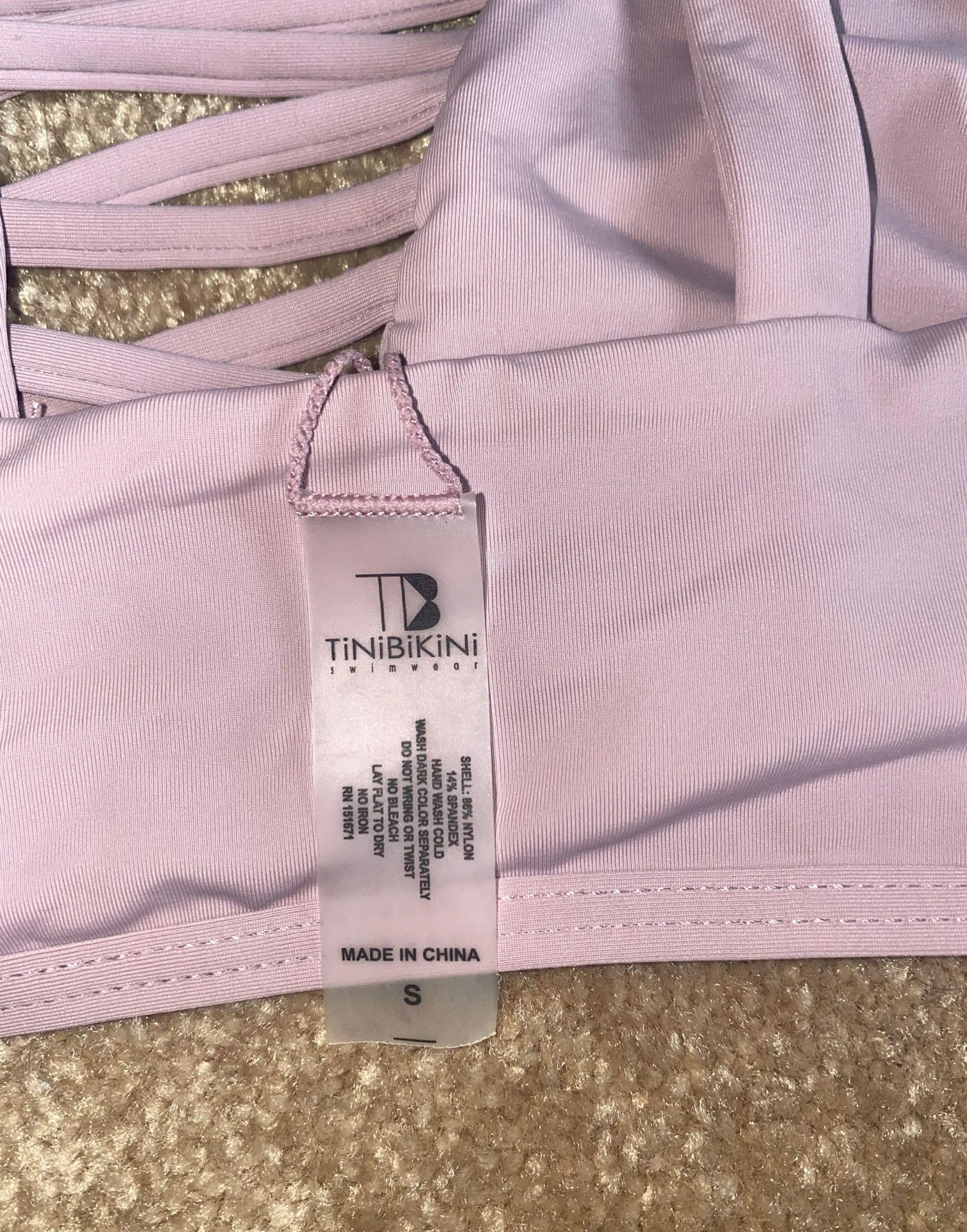 Marshalls Lavender Bikini Top  - Image 3