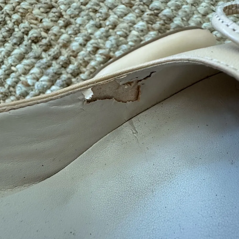 Cole Haan Women’s Elsie Bow Wedge Sz 9.5 Beige Slip On Shoes MSRP $180. NWOT - Image 9