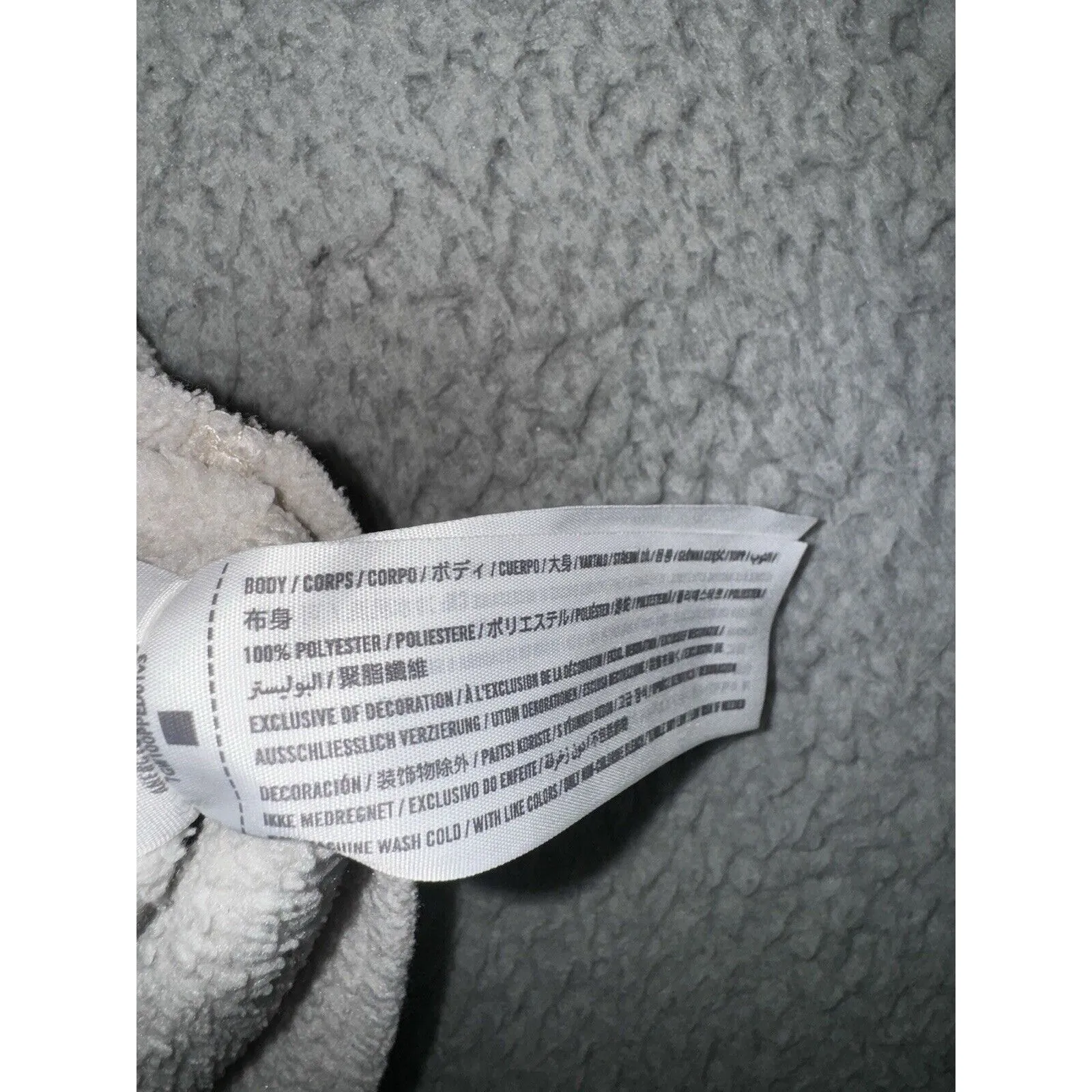 Abercrombie & Fitch Hoodie‎ Women Medium Sherpa Fleece Pullover - Image 7