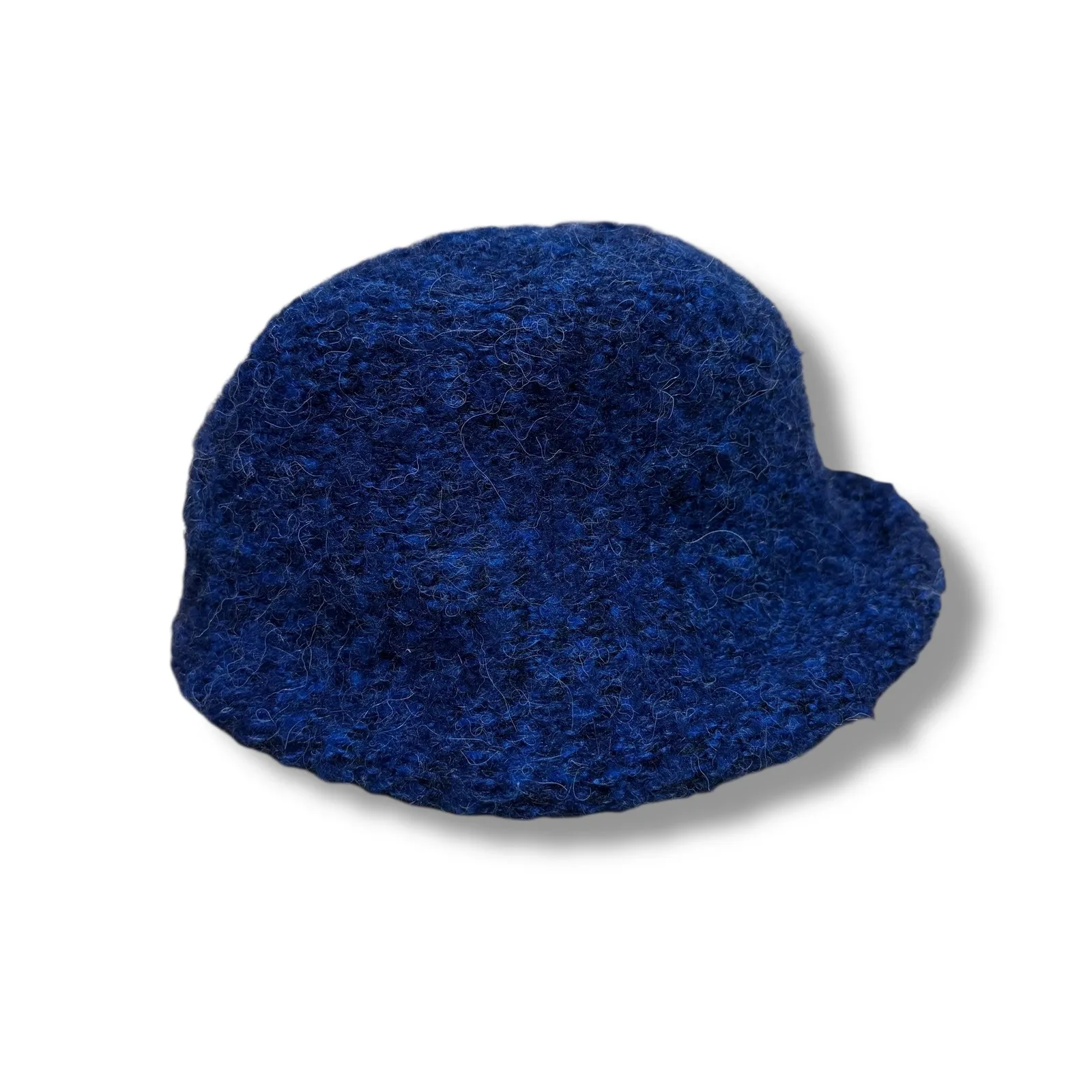 Liu Jo Textured Blue Wool Felted Hat - Image 5
