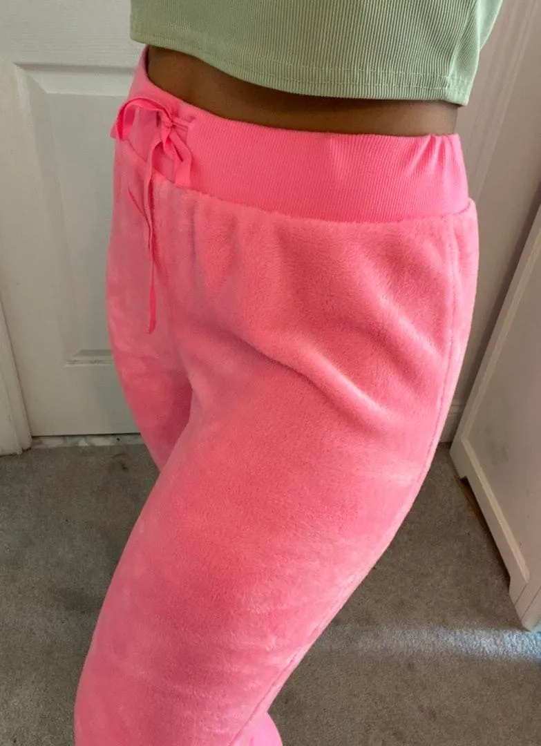 No Boundaries Fuzzy Joggers - Image 2