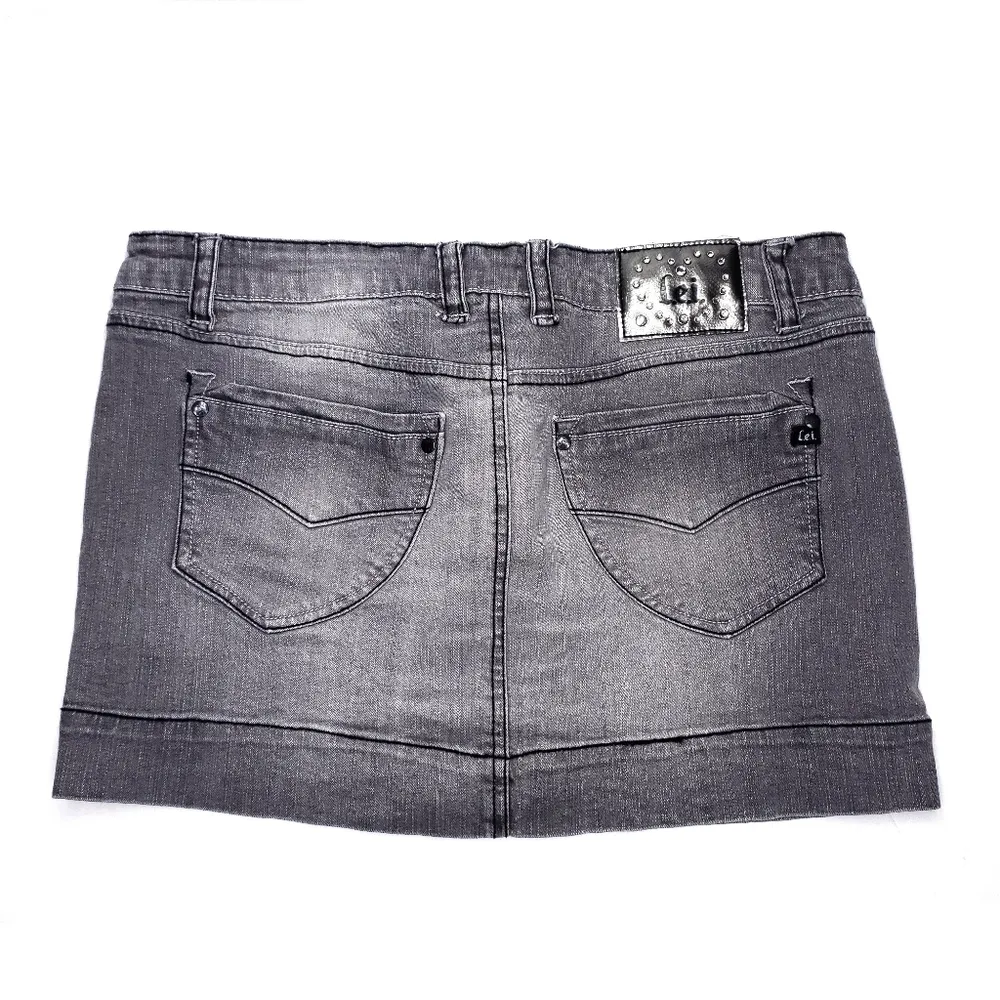 l.e.i. Vintage Haley Denim Mini Skirt - Image 3