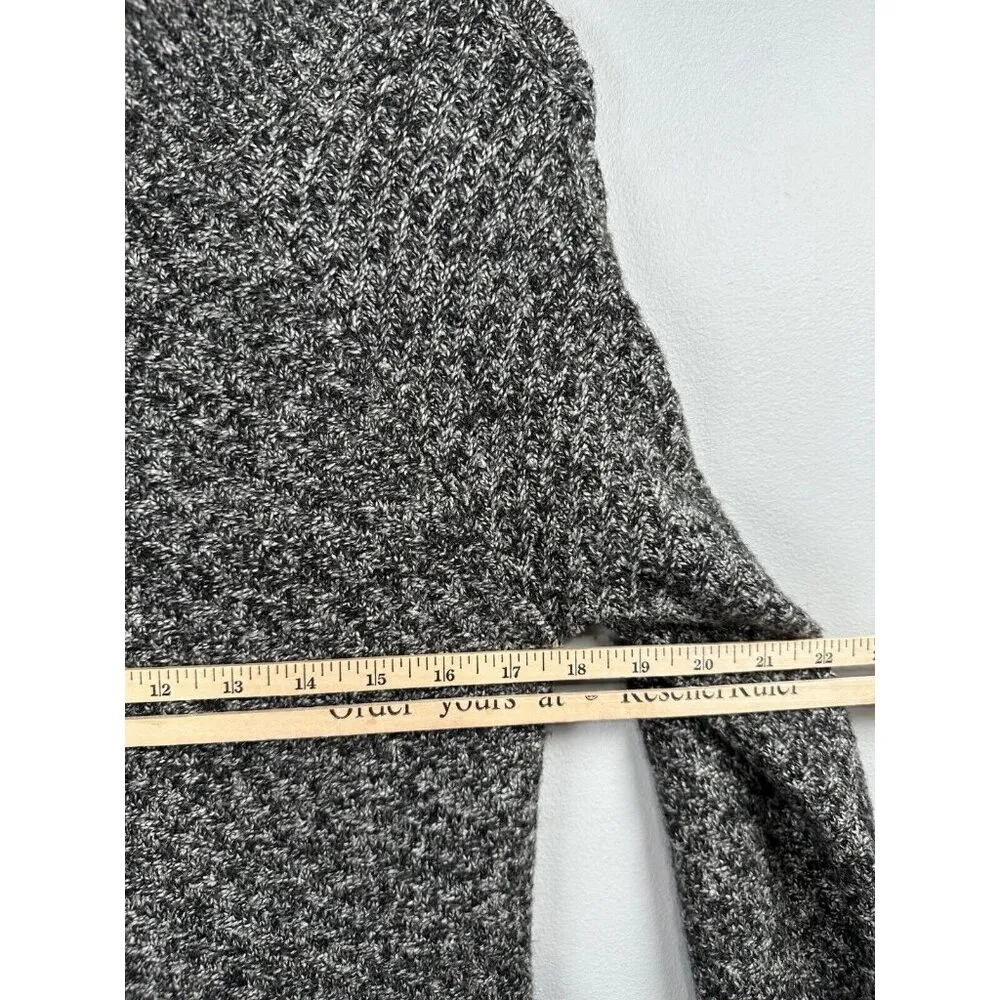 Boden Womens Medium Dress Knit Gray Long Sleeve Organic Cotton Stretch - Image 7