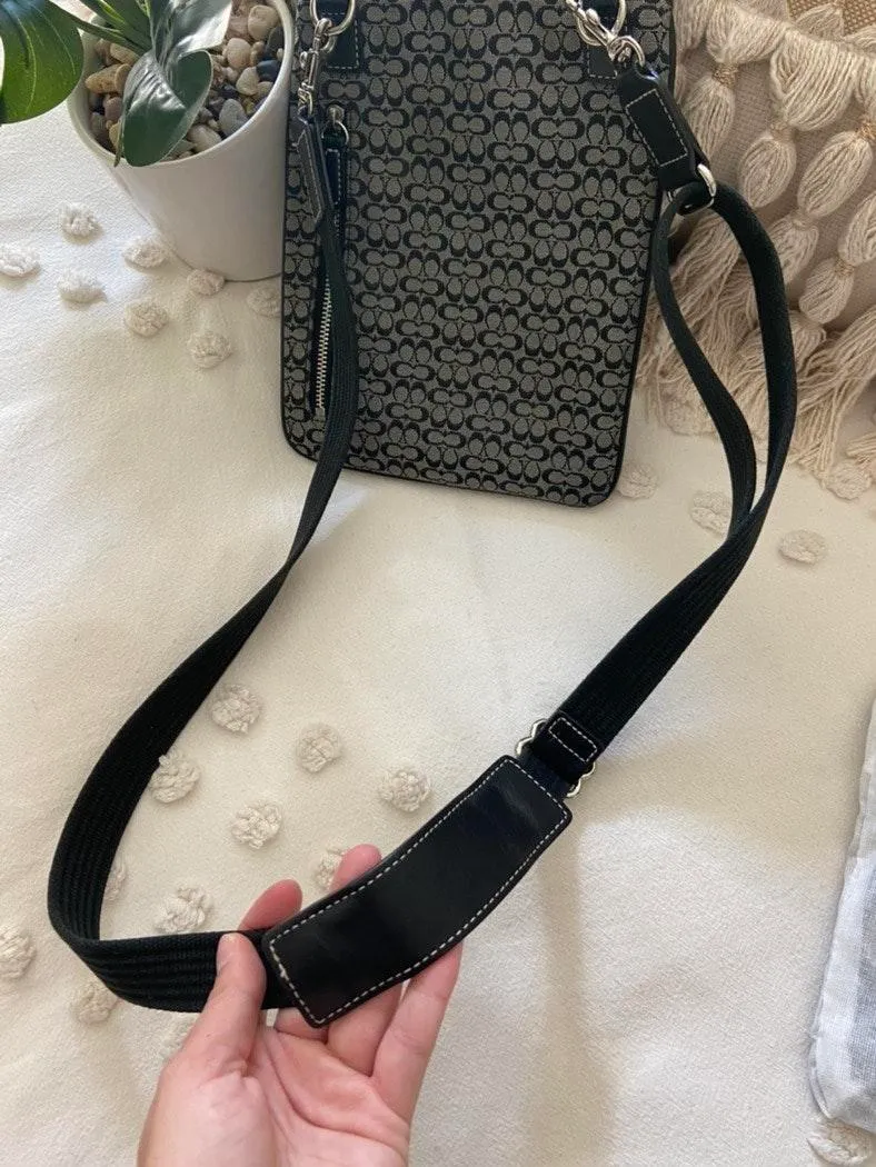 Coach Authentic Black Cross Body  - Image 3