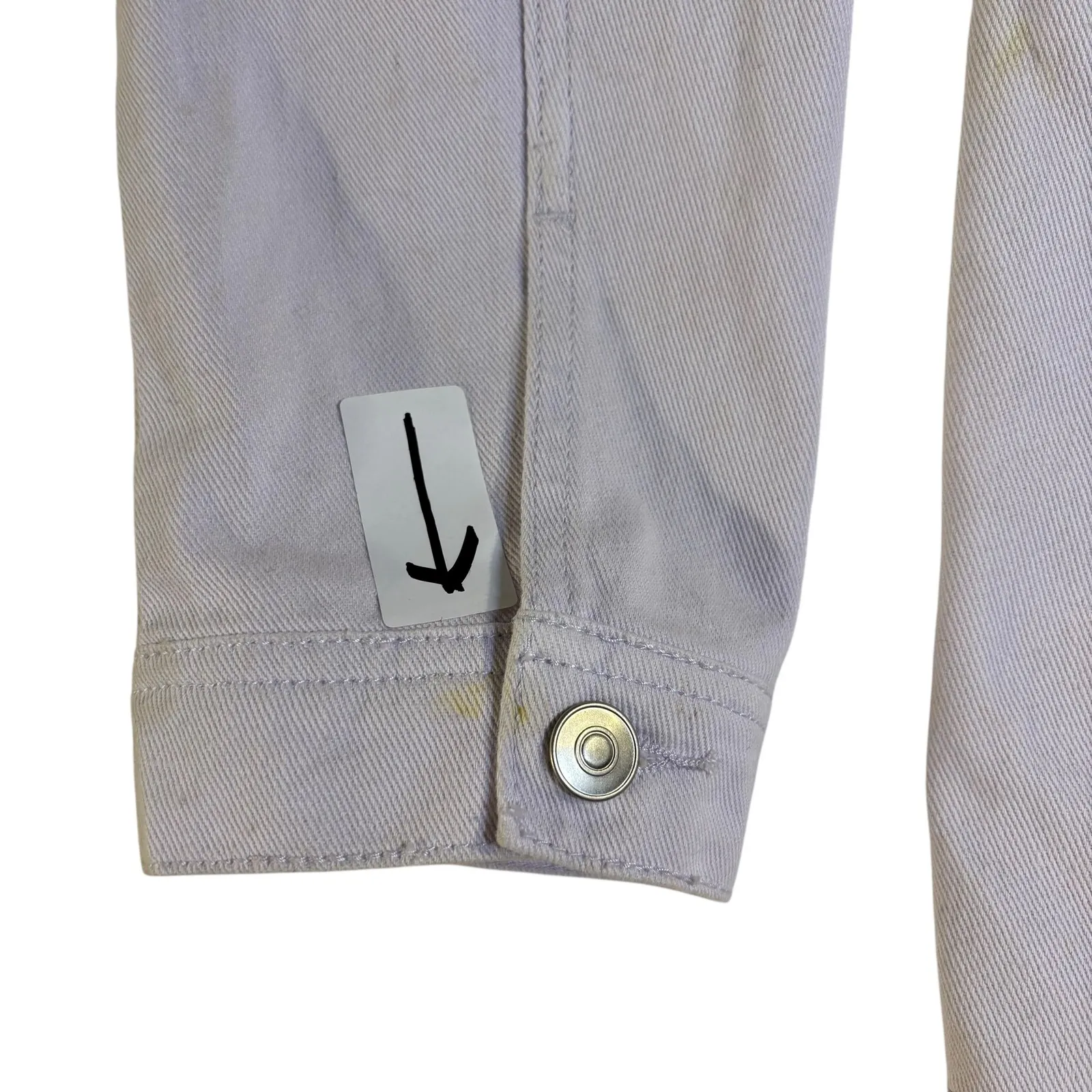 Barbie Denim Jacket Embroidered Patches Pink Jean Jacket L/XL* Purple Size L - Image 11