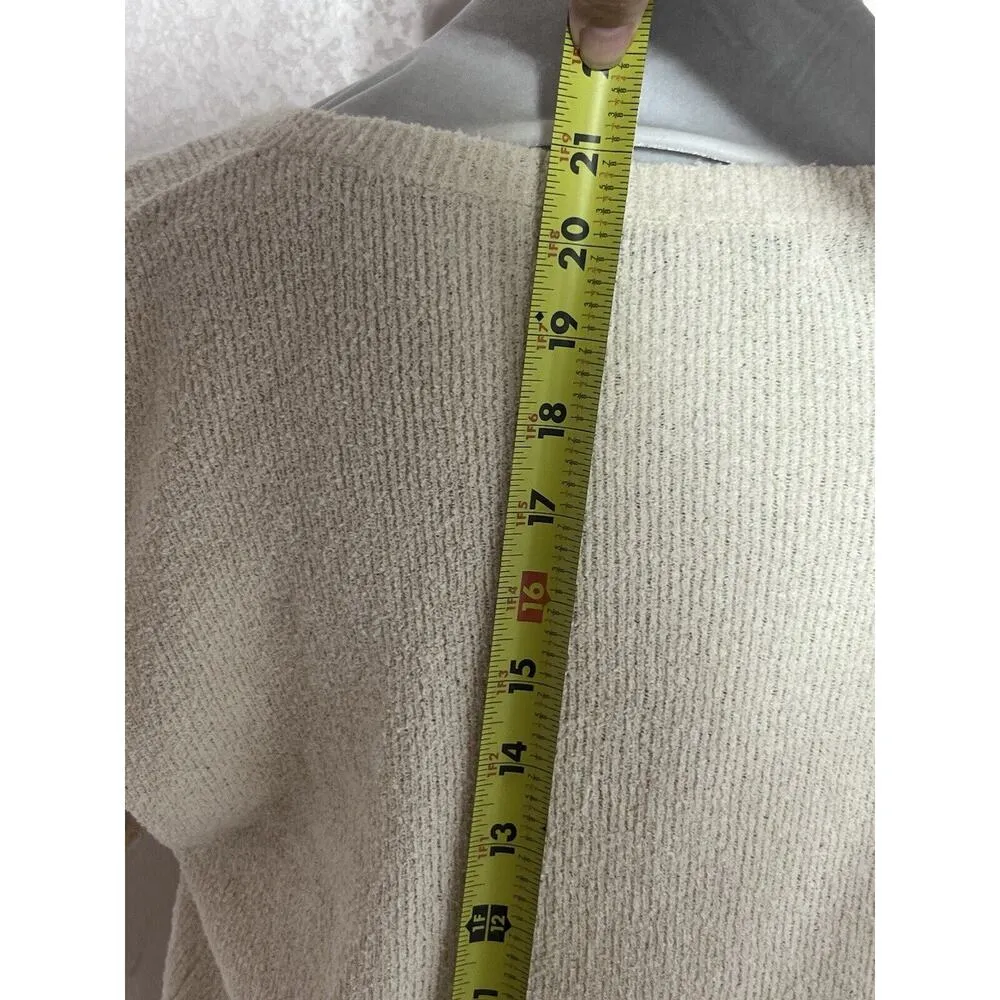 Madewell Henley Sweater Tee Womens Rainbow Stripe Cream XS Popcorn V Neck - Image 7