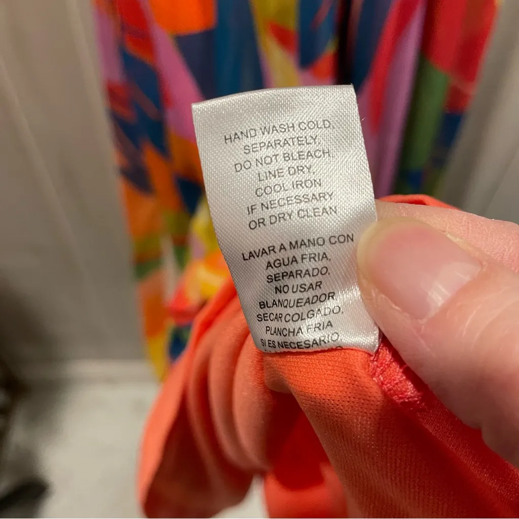 Cute NWOT floral tropixal maxi pull on dress Nicole Miller jungle beach safari - Image 7