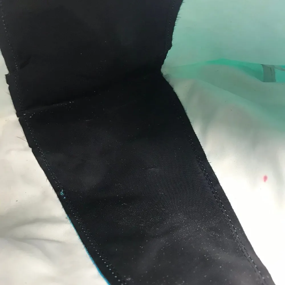 LONGCHAMP Blue Brown Fabric Chic Shoulder Bag - Image 6