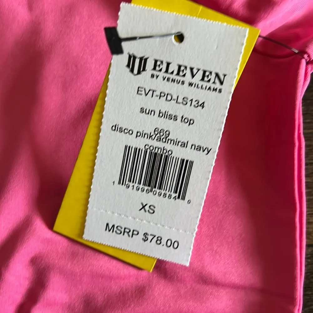 Eleven by Venus Williams Sun Bliss Top In Disco Pink/Admiral Navy Combo - Image 8