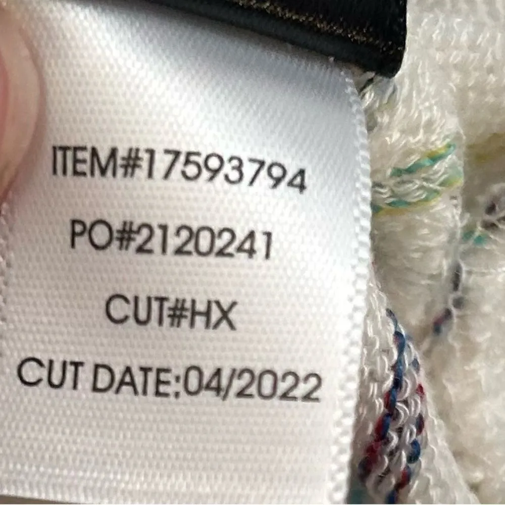 NEW Torrid Off-Shoulder Hacci Stripe Raglan Tee White multicolor Size 2X - Image 10