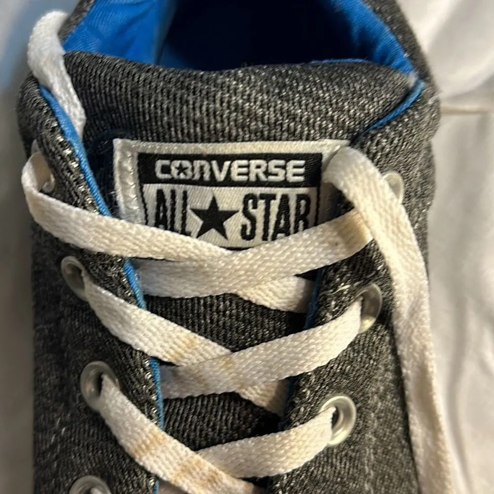 Converse All Stars Junior Grey Size 4 - Image 6