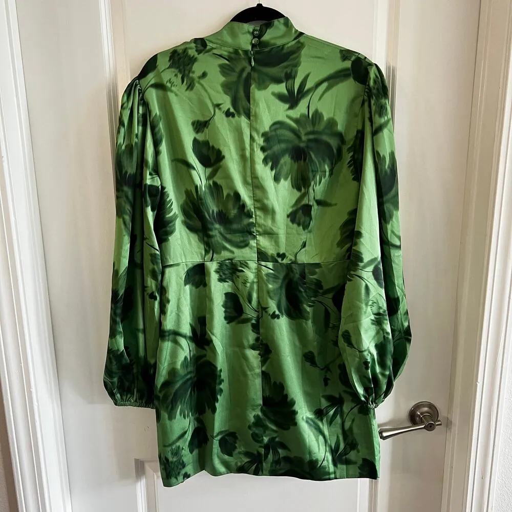 111 NWT C/Meo Collective Renew Dress in Green Size 10/XL - Image 8