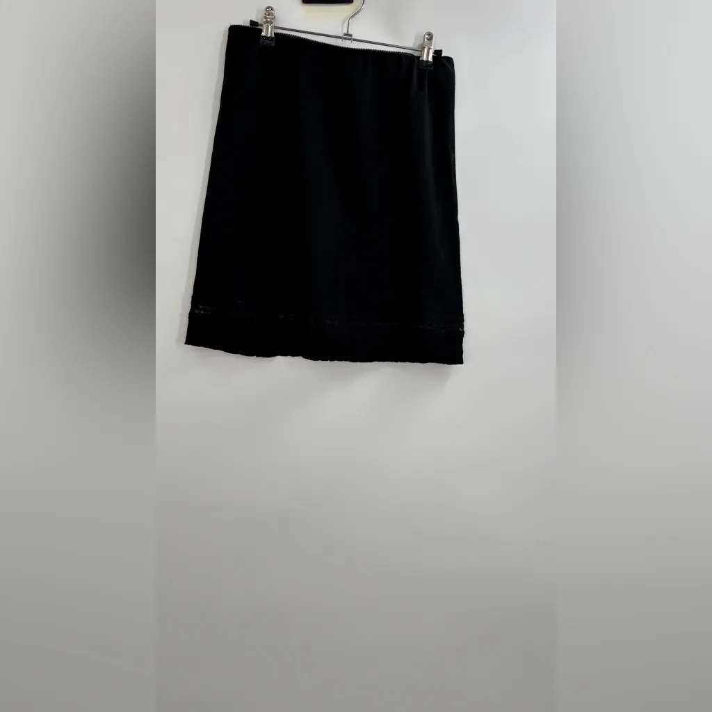 J.Crew Lace-trim slip skirt in matte textured satin - Image 5