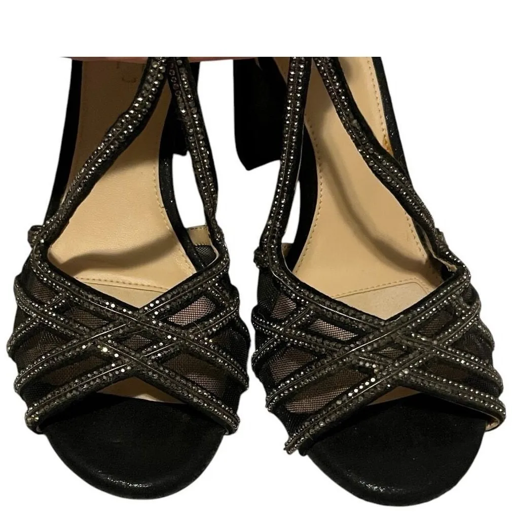 Marie Alexander Sparkle Heels Coquette Party Shoes‎ Glitter Balletcore Glam - Image 4