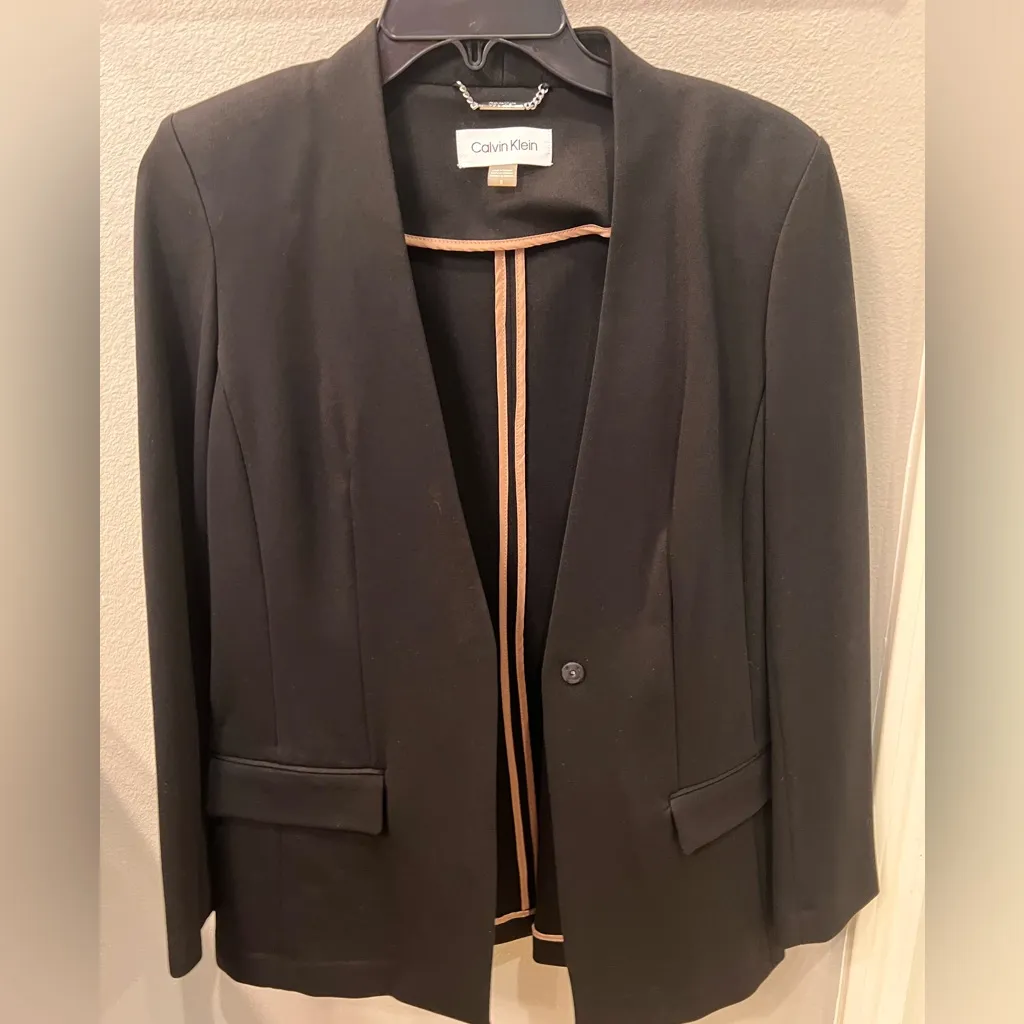 Calvin Klein black blazer - Image 2