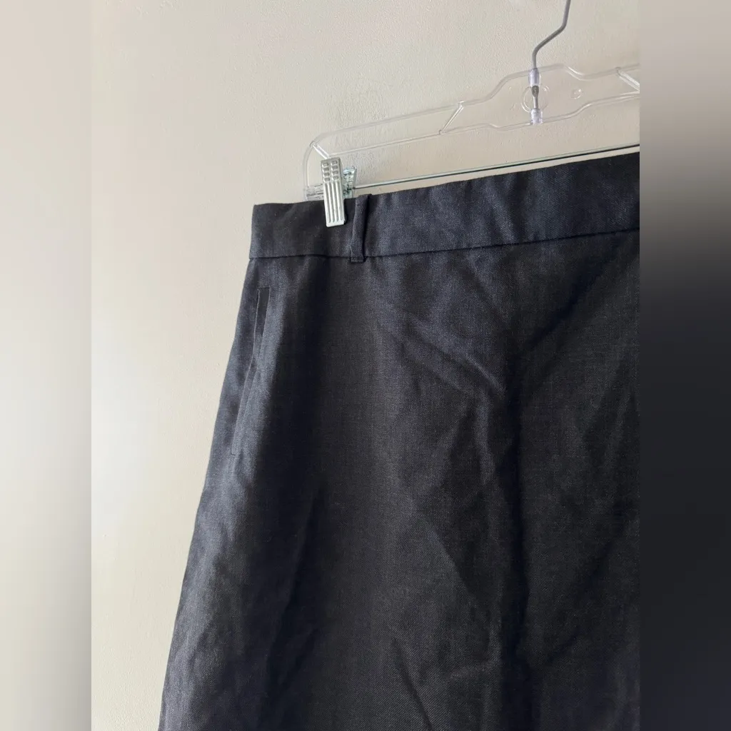 LL Bean Black Vintage Classic Straight Skirt Size 12 - Image 2