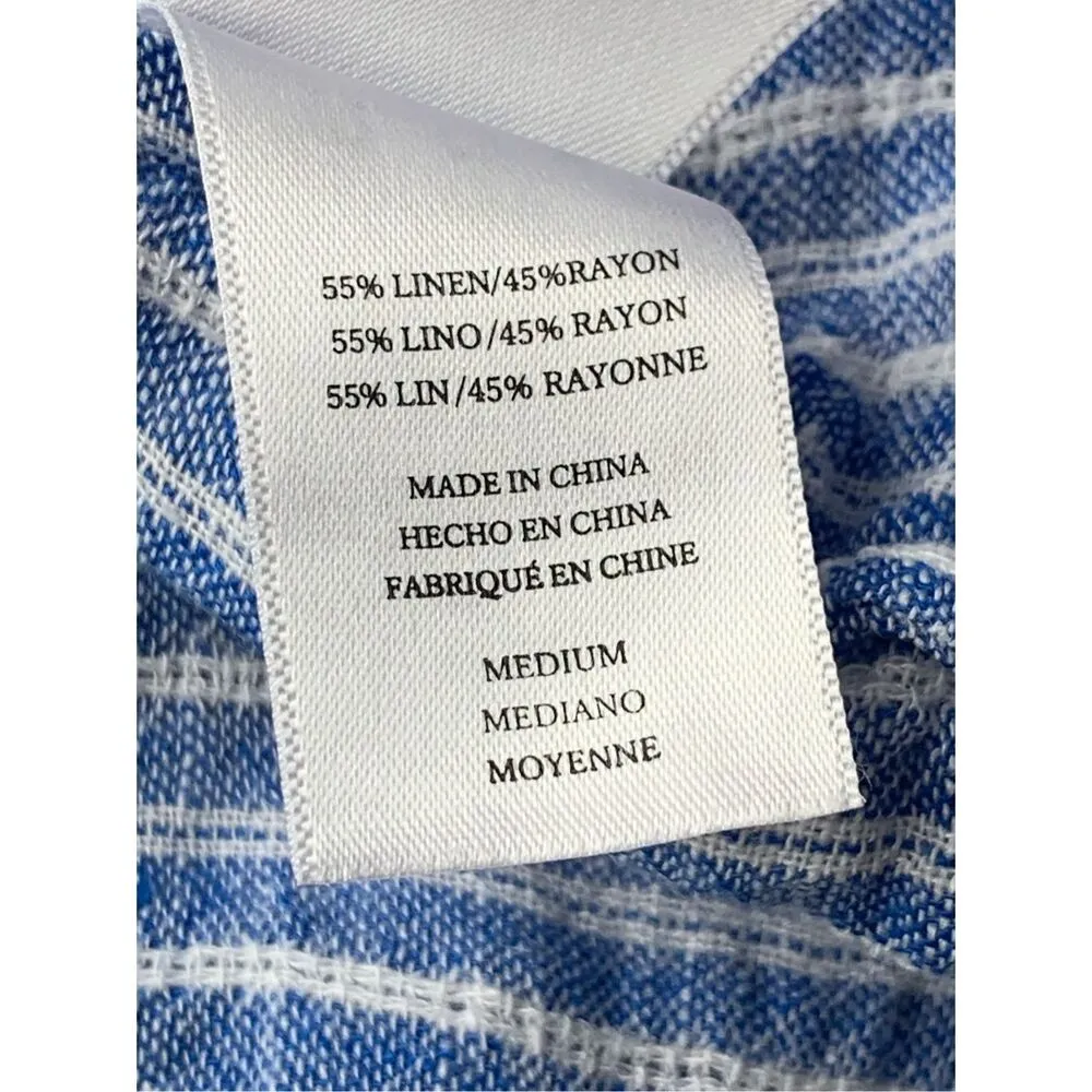 Rails  Striped Smocked Waist Jasmine Mini Dress in Parisian Blue - Image 13