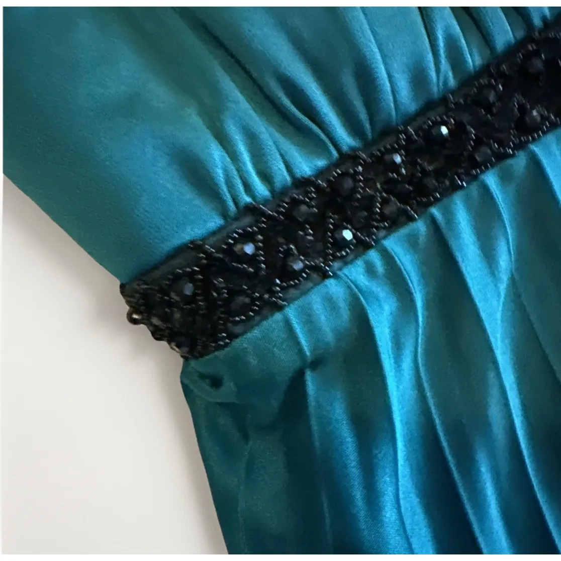 Vintage Speechless Womens Babydoll Dress Large Jewel Green Y2K Fairy Grunge HOCO - Image 3