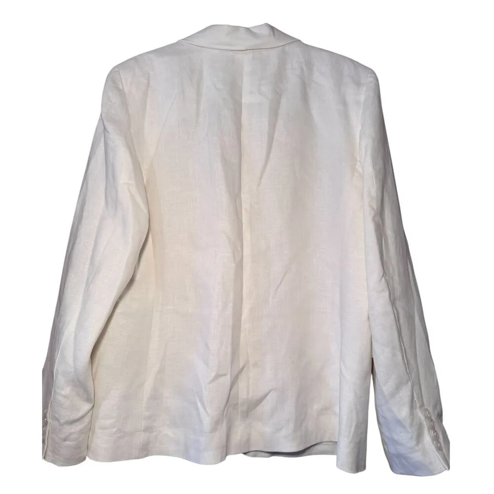 Lauren Ralph Lauren Linen Blazer Off - Image 2