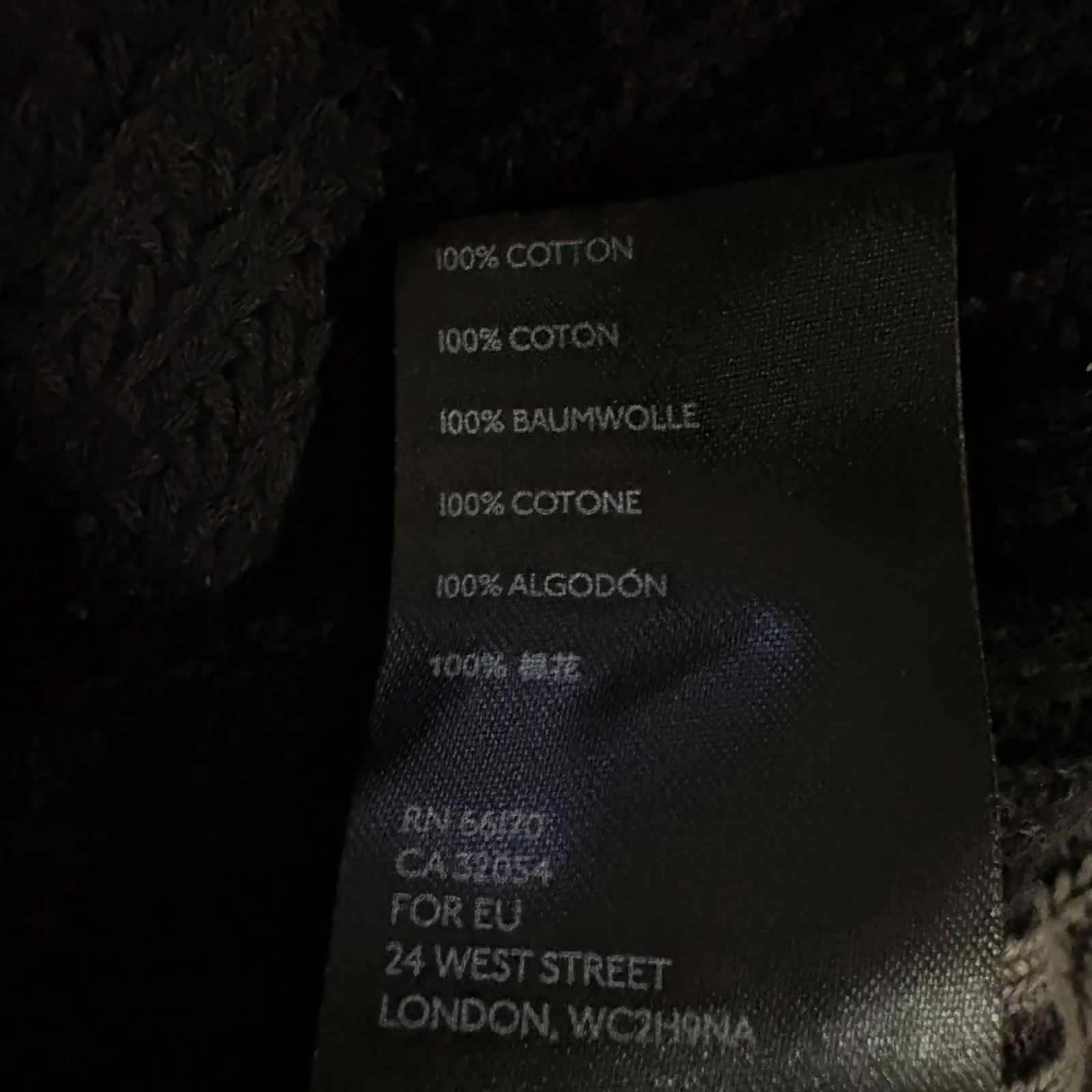 Free People Half Moon Bay Pullover Sweater Medium Women’s Washed Black - Image 7