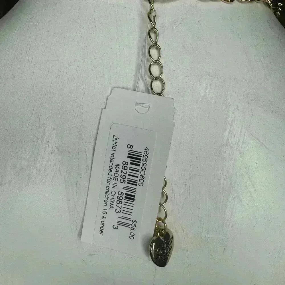 Betsy Johnson Christmas Red Nose Reindeer Pendant Gold Tone Holiday Neck… - Image 9