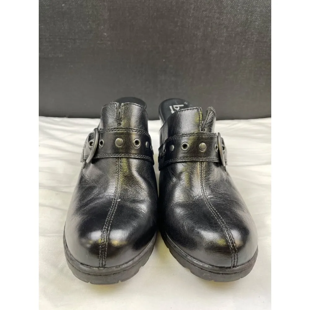 BOC Born Concepts Women's Black Shoes/Slide on Clogs Heel 3.75" Sz 8 SKU 3411 - Image 2