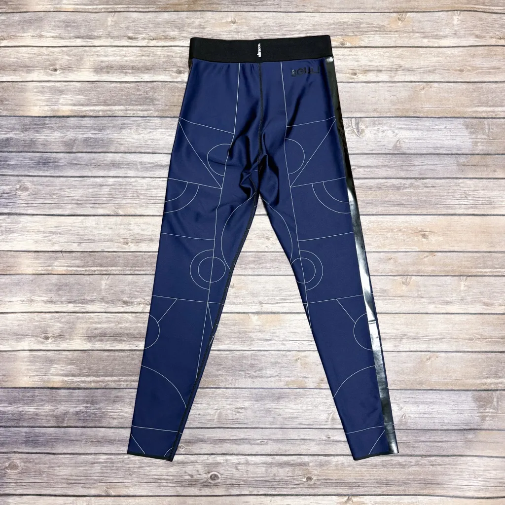 Ultracor Soul Cycle Public School Evening Blue Black White Leggings Medium - Image 3